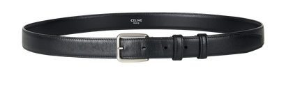 Celine Slim Belt 95cm, &pound;90, Accessories, Black, Leather, Front view