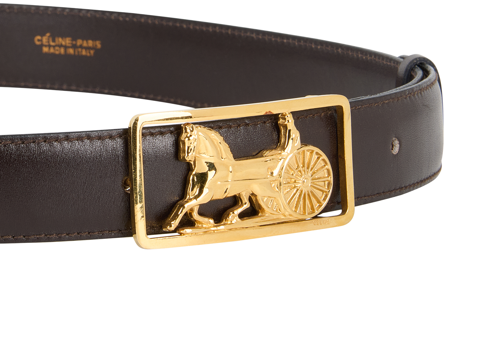 Celine Vintage Belt, &pound;200, Accessories, Brown, Leather, Other view