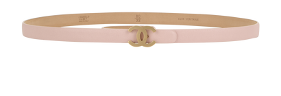 Chanel CC Logo Skinny Belt, front view