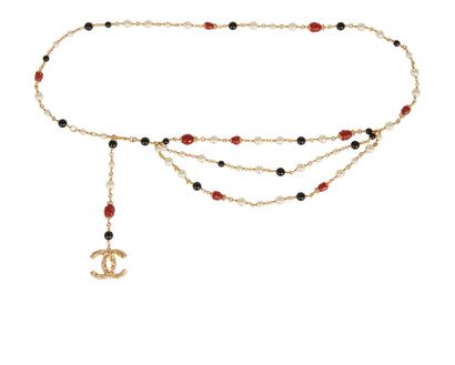 Chanel A24K CC Chain Belt, front view