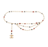 Chanel A24K CC Chain Belt, front view