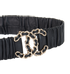 Chanel CC Ruched Belt, &pound;550, Accessories, Black, Leather, Other view