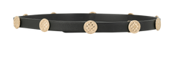 Chanel B15K Coin Belt, Leather, Black, Sz90, DB, 3*