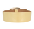 Chanel 08C Wide Belt, &pound;290, Accessories, Yellow, Patent Leather, Back view
