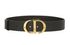 Christian Dior 30 Montaigne Belt, £395, Accessories, Black/Gold, Leather, Front view