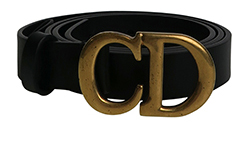 小物 Christian Dior CD Studs Leather Belt Christian Dior CD Studs Leather Belt