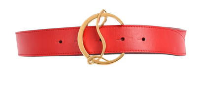 Christian Louboutin Logo Belt 80cm, front view