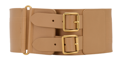 Christian Dior D-Waist Belt, &pound;275, Accessories, Beige, Leather, Front view
