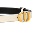 Christian Dior 30 Montaigne Belt, £295, Accessories, Black/White, Leather, Other view
