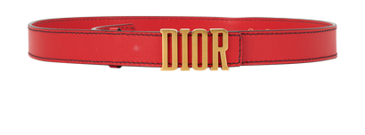 Christian Dior D-Fence Belt, &pound;220, Accessories, Red, Leather, Front view