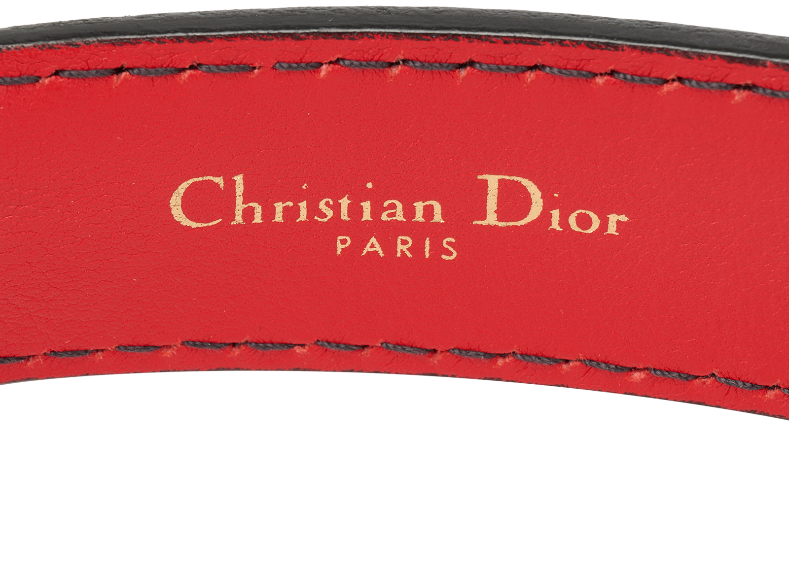 Christian Dior D-Fence Belt, &pound;220, Accessories, Red, Leather, Other view
