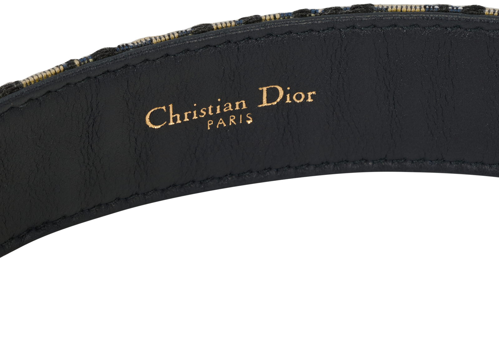 Dior Diorquake Oblique Belt, &pound;295, Accessories, Blue, Canvas, Other view