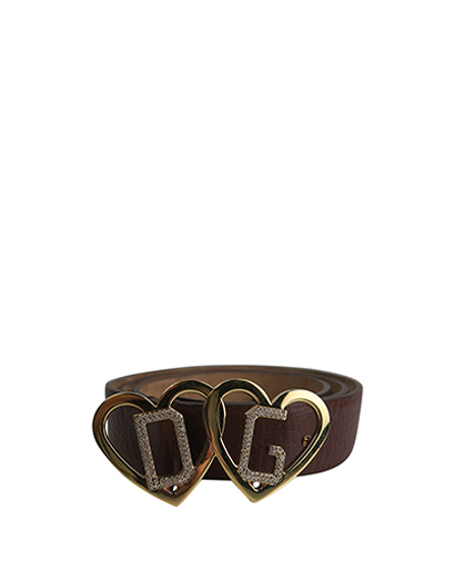 Dolce & Gabbana Interlocking Heart Belt, front view