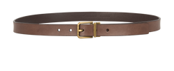 Dolce & Gabbana Rustic Buckle Belt, Leather, Brown, Sz 95/38, DB, 3*