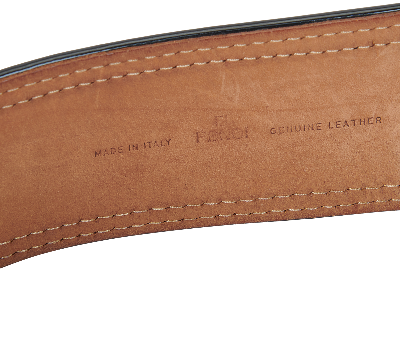 Fendi FF Oversized Belt, &pound;120, Accessories, Black, Leather, Other view