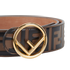 Fendi Zucca Embossed F Buckle Belt, other view