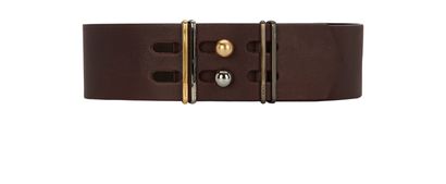 Fendi Waist Belt, &pound;80, Accessories, Brown, Leather, Front view