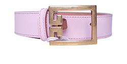 Givenchy GV3 3cm Belt,Leather,Pink,NEA0149,85,DB,B,3