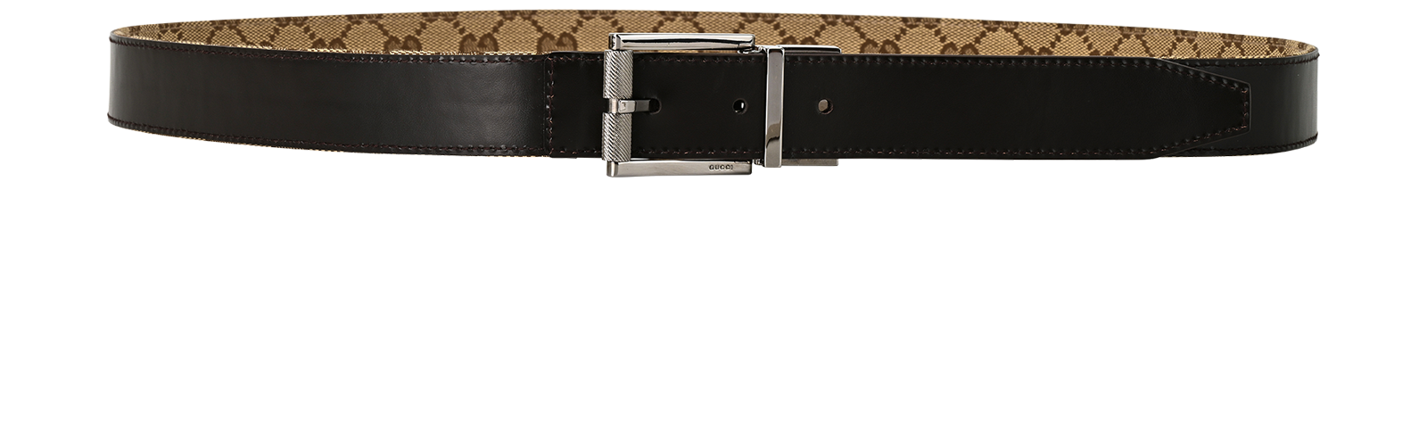Gucci Reversible Belt, &pound;180, Accessories, Beige/Brown, Canvas/Leather, Other view