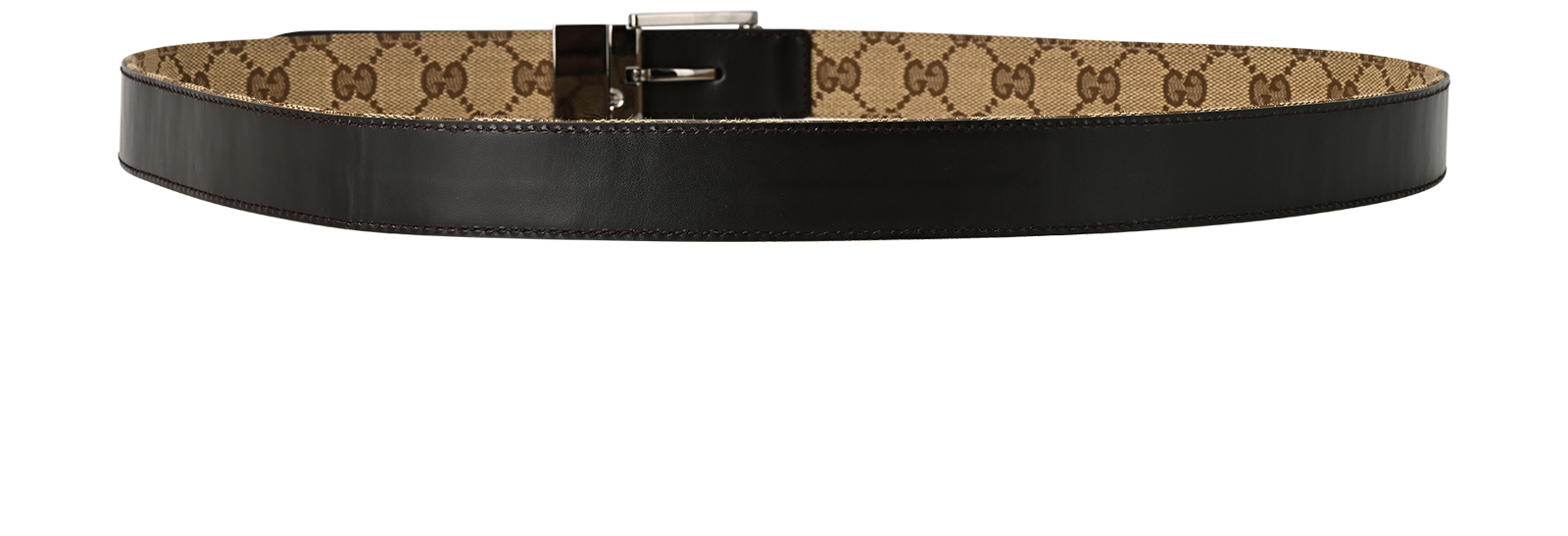 Gucci Reversible Belt, &pound;180, Accessories, Beige/Brown, Canvas/Leather, Other view