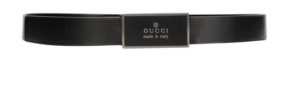 Gucci Plaque Log Belt, front view