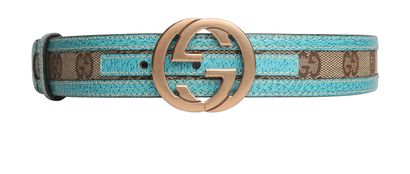 Gucci Monogram Interlocking GG Belt, front view