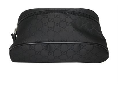 Gucci GG Belt Bag, &pound;420, Handbags, Black, Nylon (Polymer), Front view