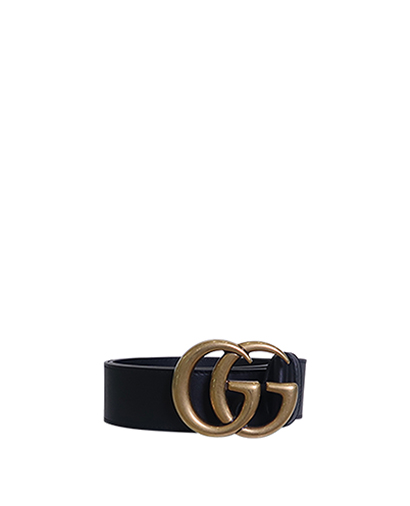 Gucci Wide Double G Buckle Belt, front view