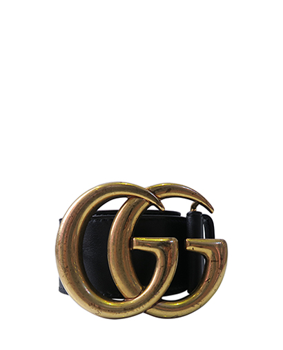 Gucci Double G Buckle Belt, front view