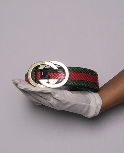 Gucci Wide GG Belt, front view