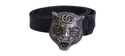 Gucci Feline Buckle Belt, front view