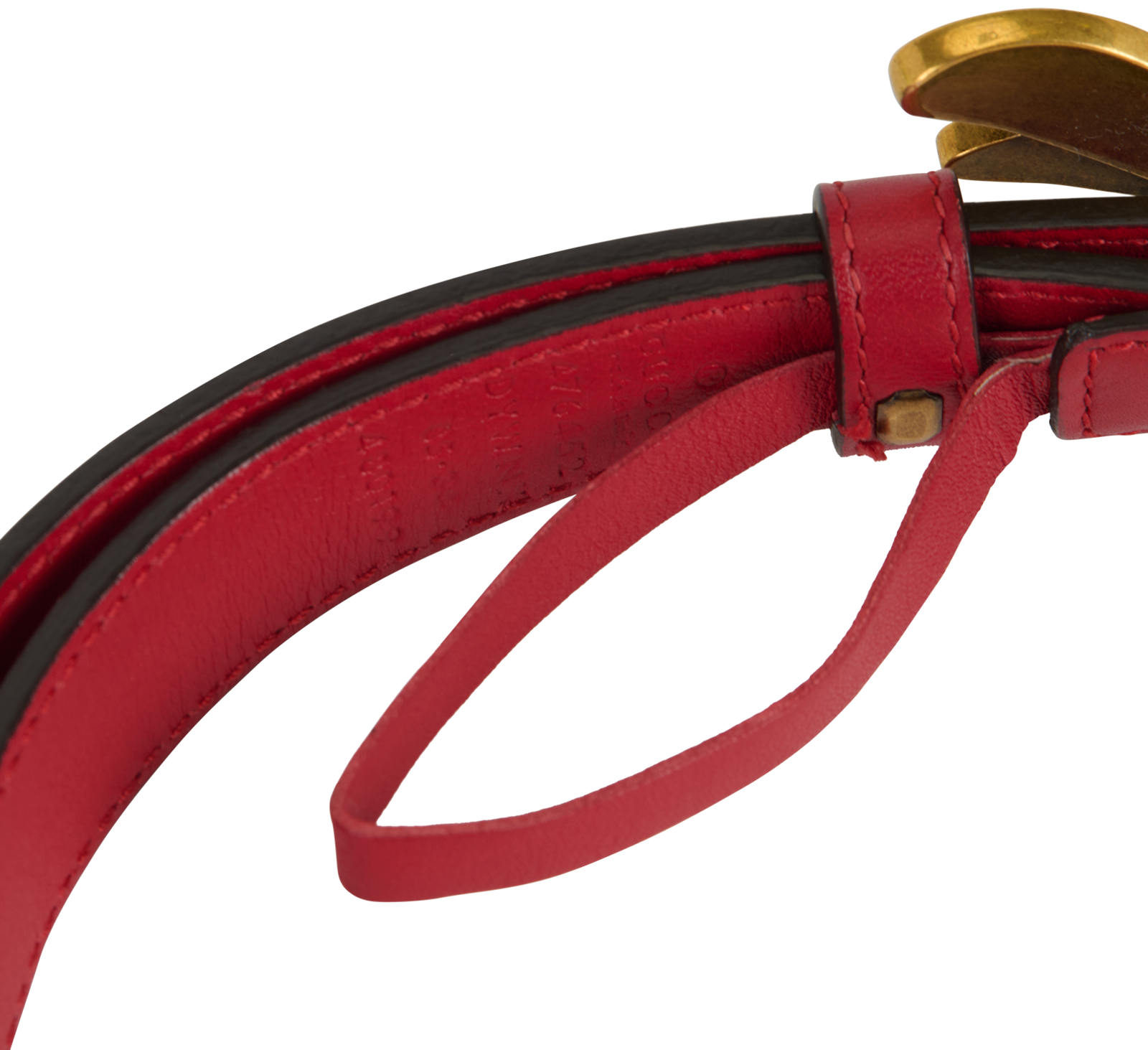 Gucci Bee Belt, &pound;170, Accessories, Red, Leather, Other view