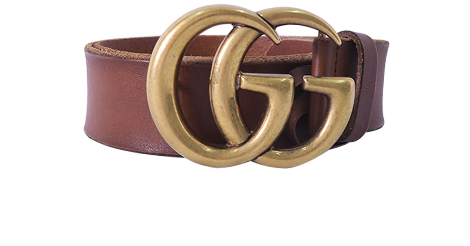 Gucci web belt discount with double g buckle