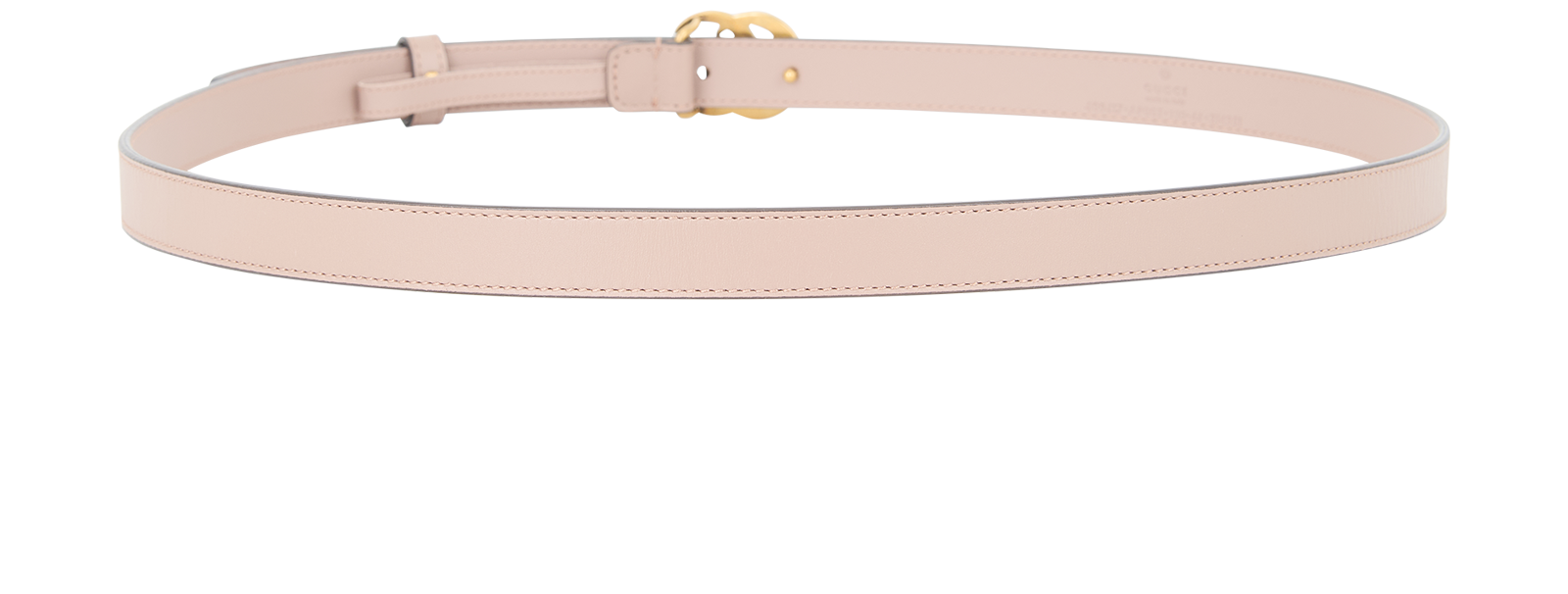 Gucci GG Marmont Thin Belt, &pound;220, Accessories, Pink, Leather, Back view