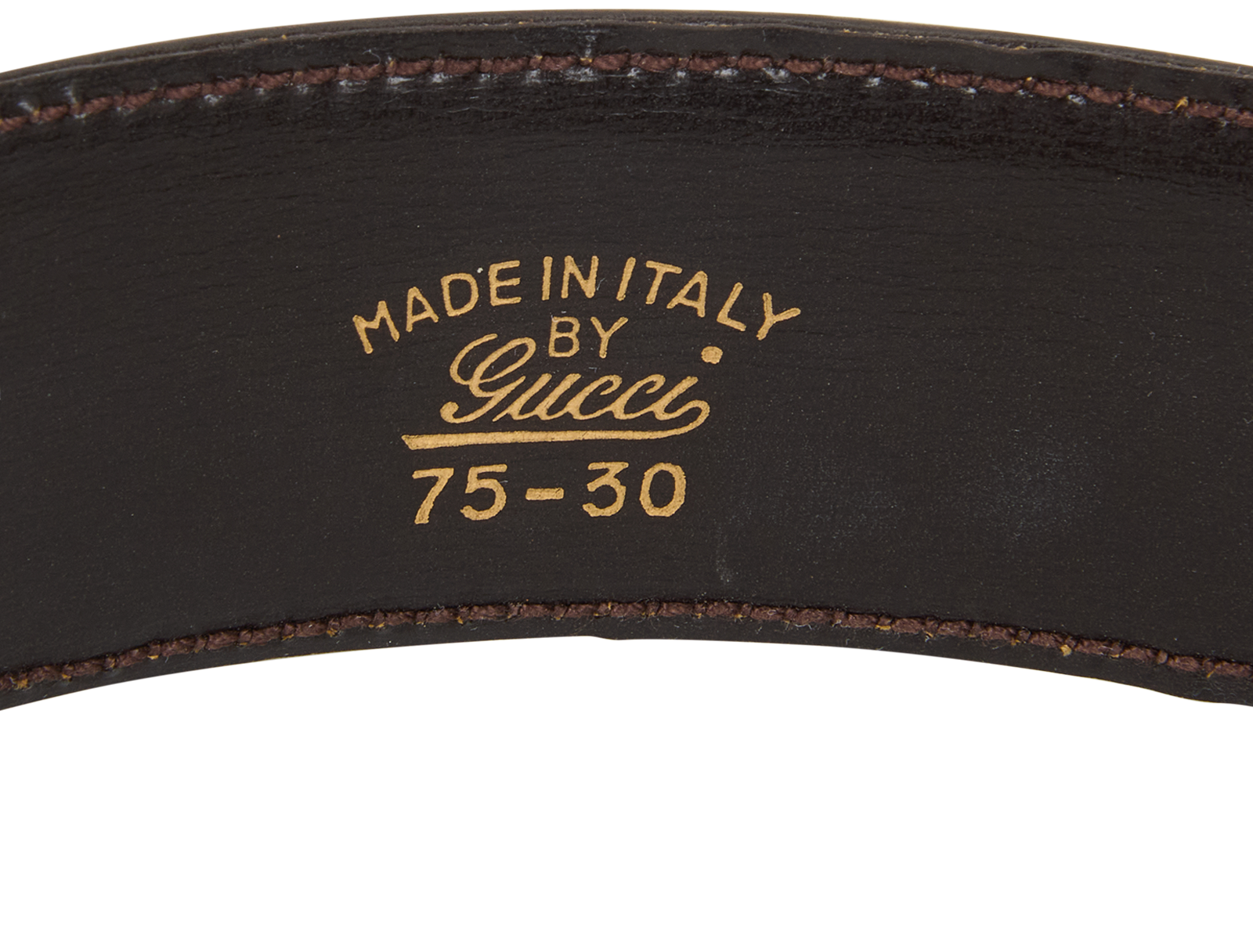 Gucci Vintage GG Belt, &pound;90, Accessories, Brown, Leather, Other view