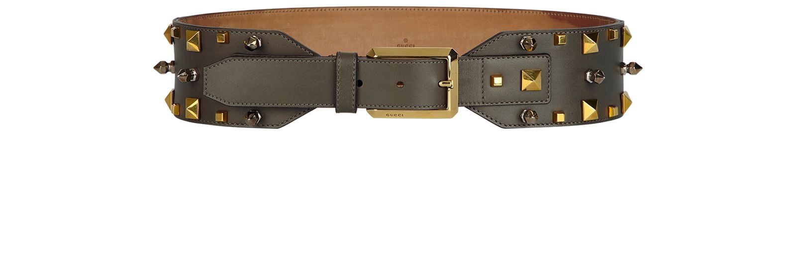 Gucci Wide Studded Belt Belts Designer Exchange Buy Sell Exchange