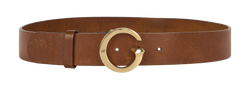 Gucci G Buckle Belt, Leather, Brown, 80cm, 2*