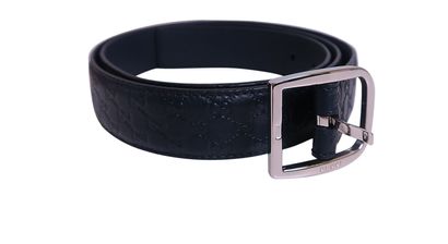 Gucci Microguccissima Belt, &pound;110, Accessories, Blue, Lace, Front view