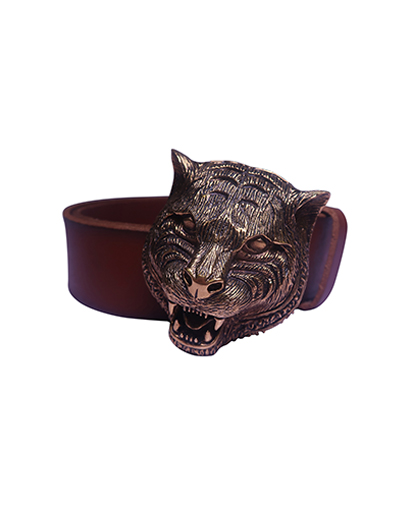 Gucci Tiger Head Belt, front view