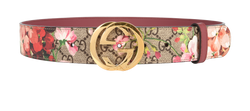 Gucci Blooms Belt, Canvas/Leather, Multi, 85cm, 2*