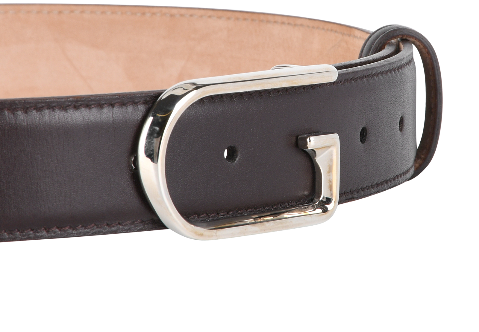 Gucci G Buckle Belt, &pound;120, Accessories, Brown, Leather, Other view