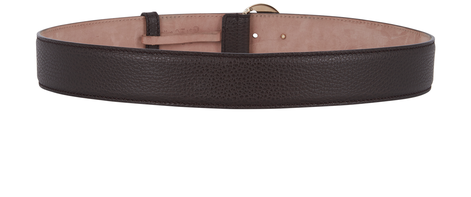 Gucci Interlocking G Belt, &pound;150, Accessories, Brown, Leather, Back view