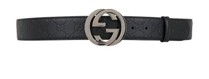 Gucci GG Embossed Belt-Size 105/42, front view