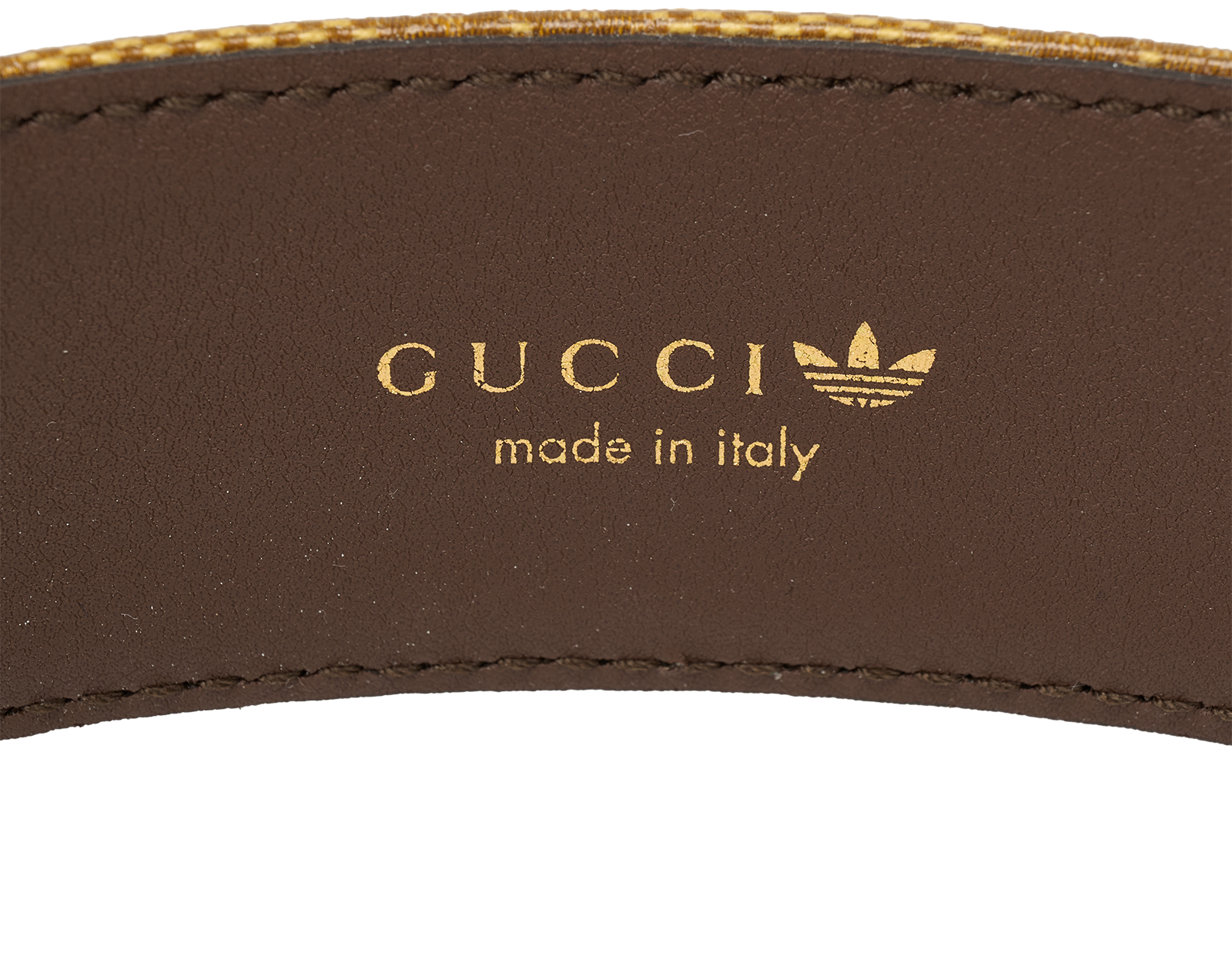Gucci X Adidas GG Marmont Belt, &pound;220, Accessories, Brown/Tan, Coated Canvas/Leather, Other view