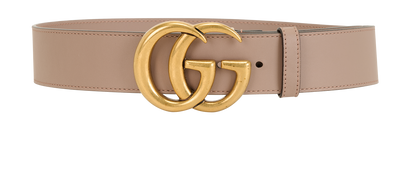 Gucci GG Marmont Wide Belt, &pound;180, Accessories, Taupe, Leather, Front view