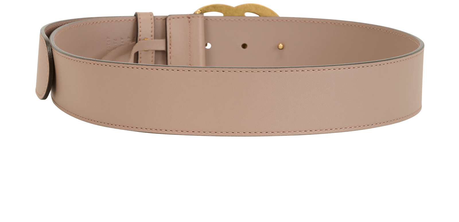 Gucci GG Marmont Wide Belt, &pound;180, Accessories, Taupe, Leather, Back view