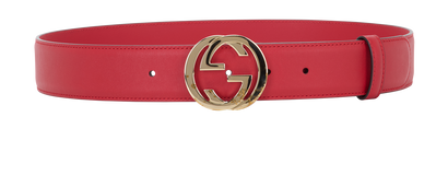 Gucci GG Belt, &pound;120, Accessories, Red, Leather, Front view
