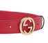 Gucci GG Belt, &pound;120, Accessories, Red, Leather, Other view