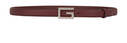 Gucci Iridescent Buckle Thin Belt, front view