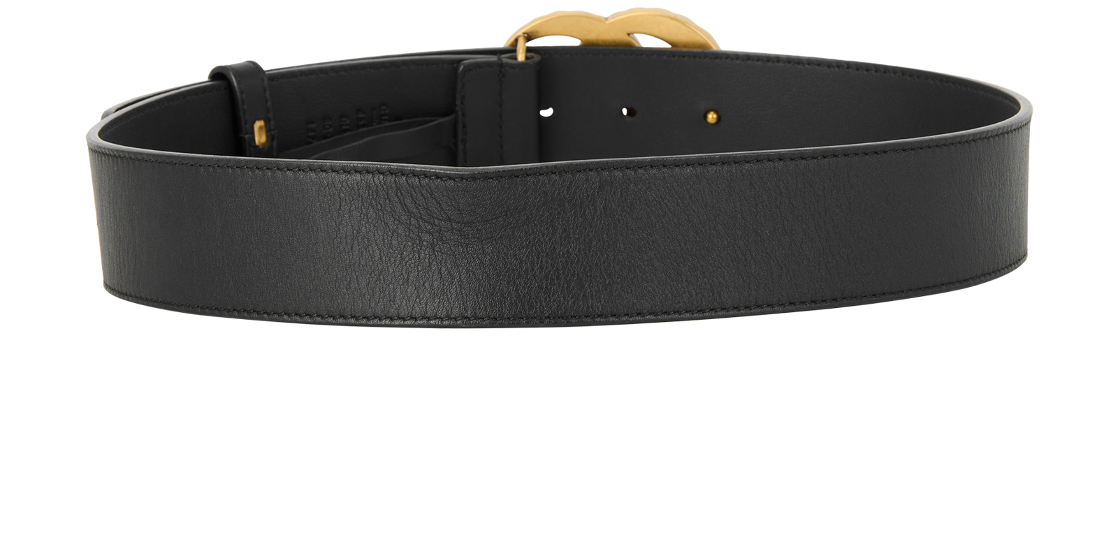 Gucci Embellished Marmont Belt, &pound;230, Accessories, Black, Leather, Back view